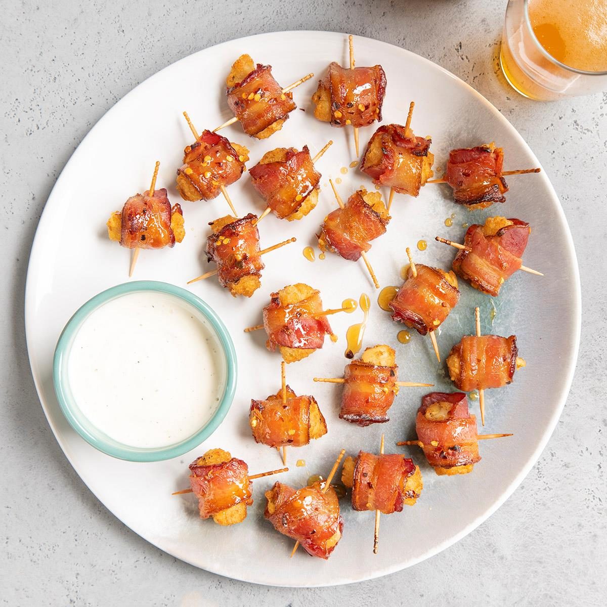 Bacon-Wrapped Tater Tots