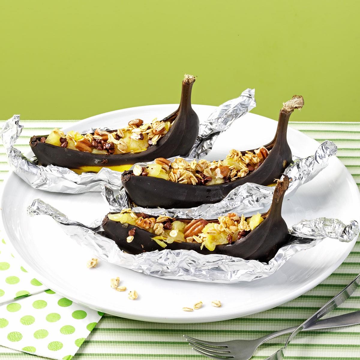 Baked Banana Boats