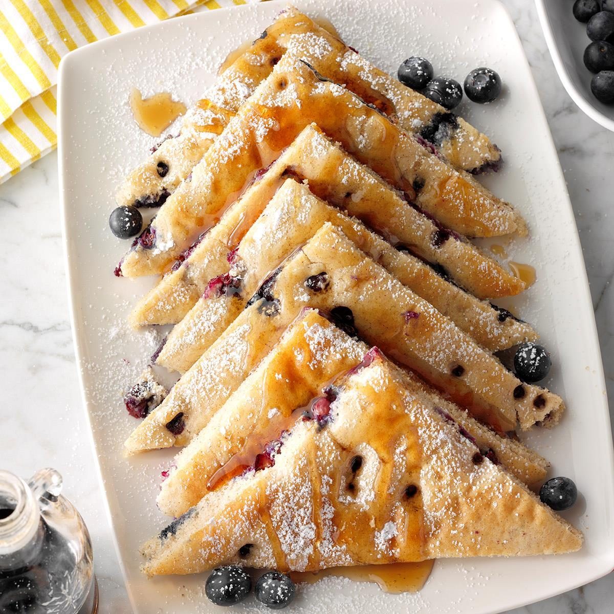 Baked Blueberry Pancake Recipe | Taste of Home