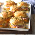 Baked Ham and Colby Sandwiches