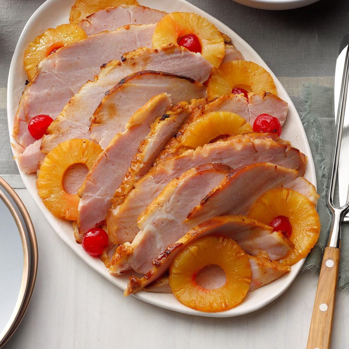 Baked Ham With Pineapple Exps Tohcom19 13087 B10 01 11b 5