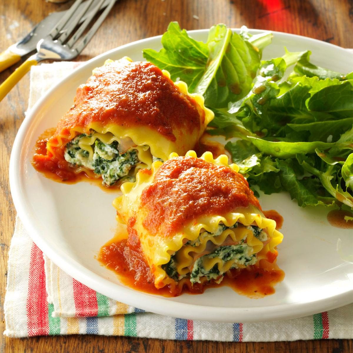 Baked Lasagna Roll-Ups