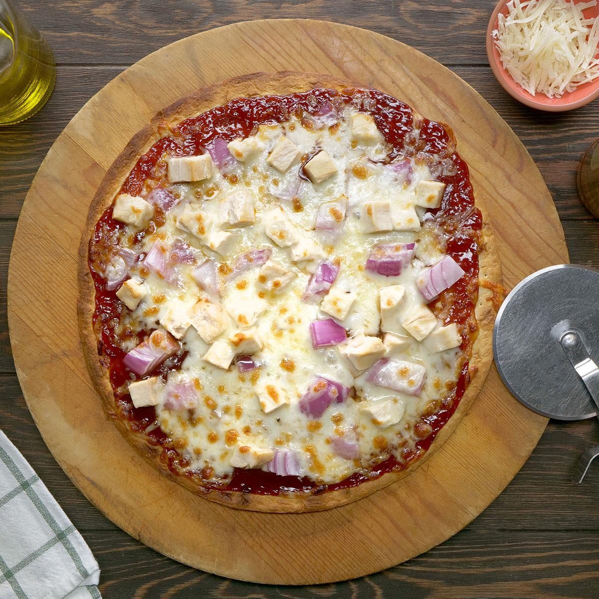 Barbecued Chicken Pizza