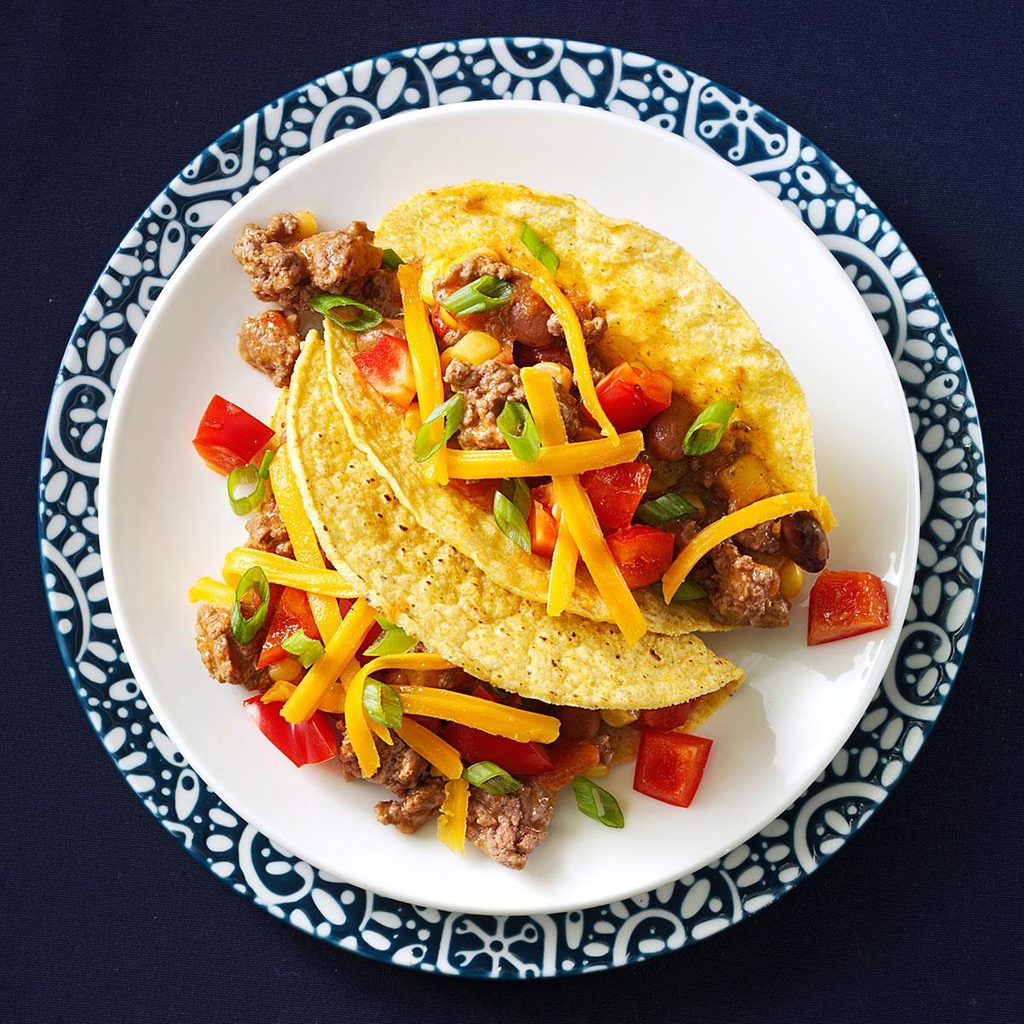 Beef & Bean Tacos