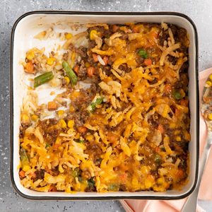 Ground Beef Hash Brown Casserole