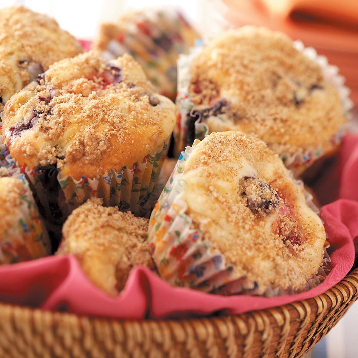 Berry Cheesecake Muffins Recipe | Taste of Home