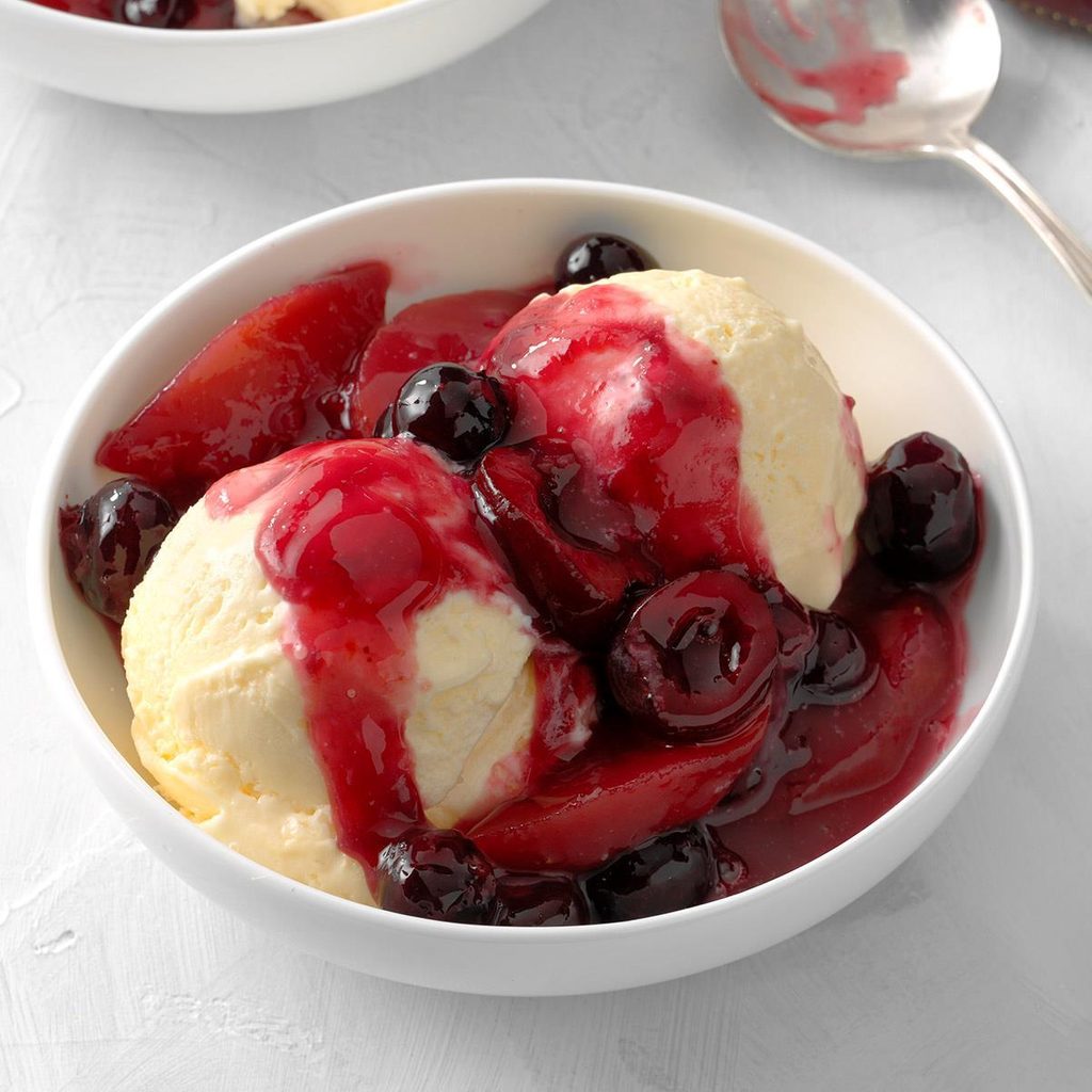 Berry-Cherry Peach Sauce