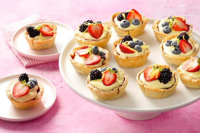 A Plate of Berry Tarts