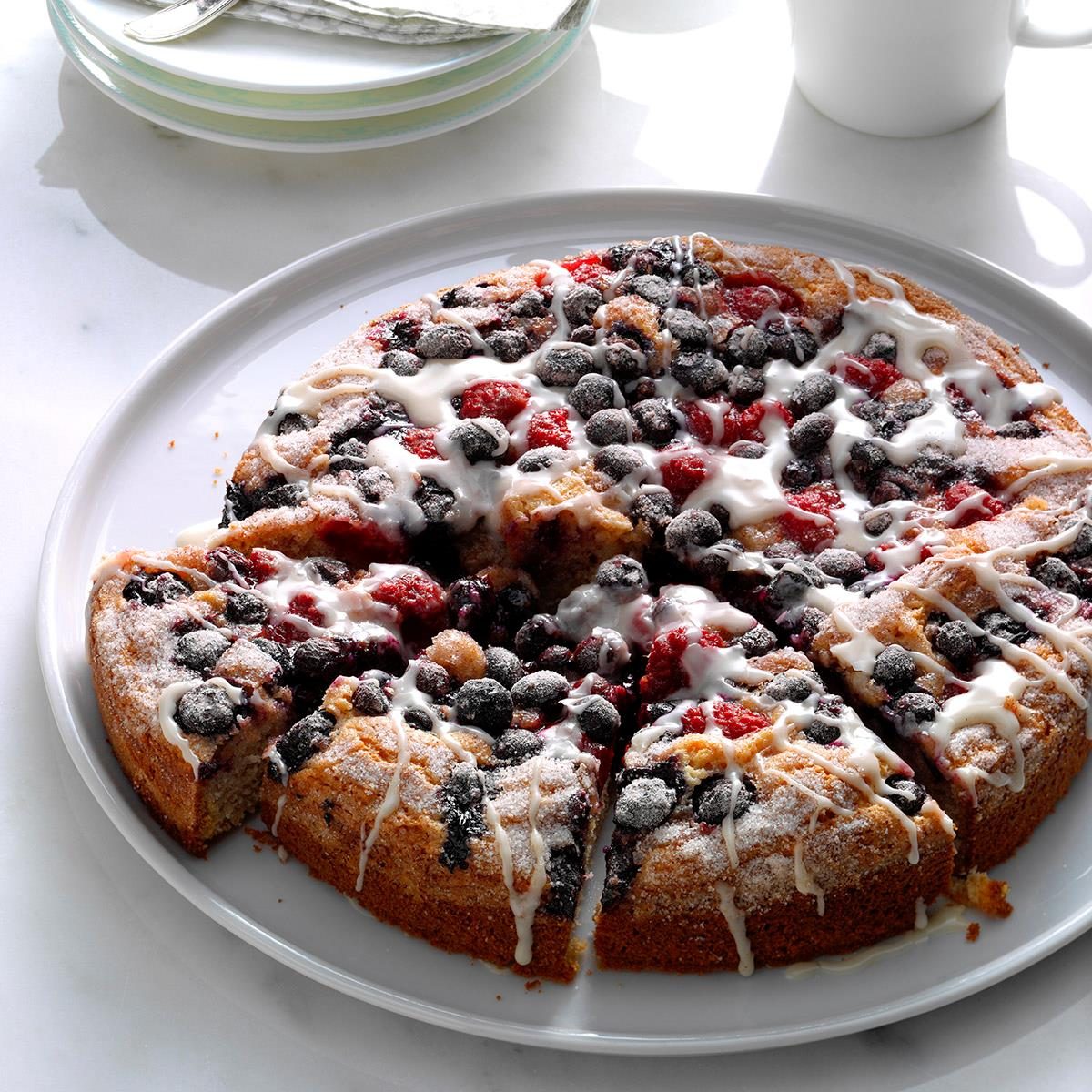 Berry-Topped Coffee Cake