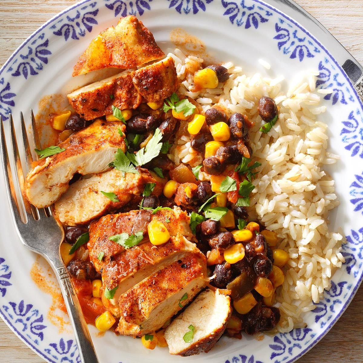 Black Bean Chicken With Rice Exps Tohas22 47046 Gns 03 23 6b