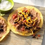 Black Bean and Beef Tostadas