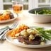 Blue Cheese-Crusted Sirloin Steaks