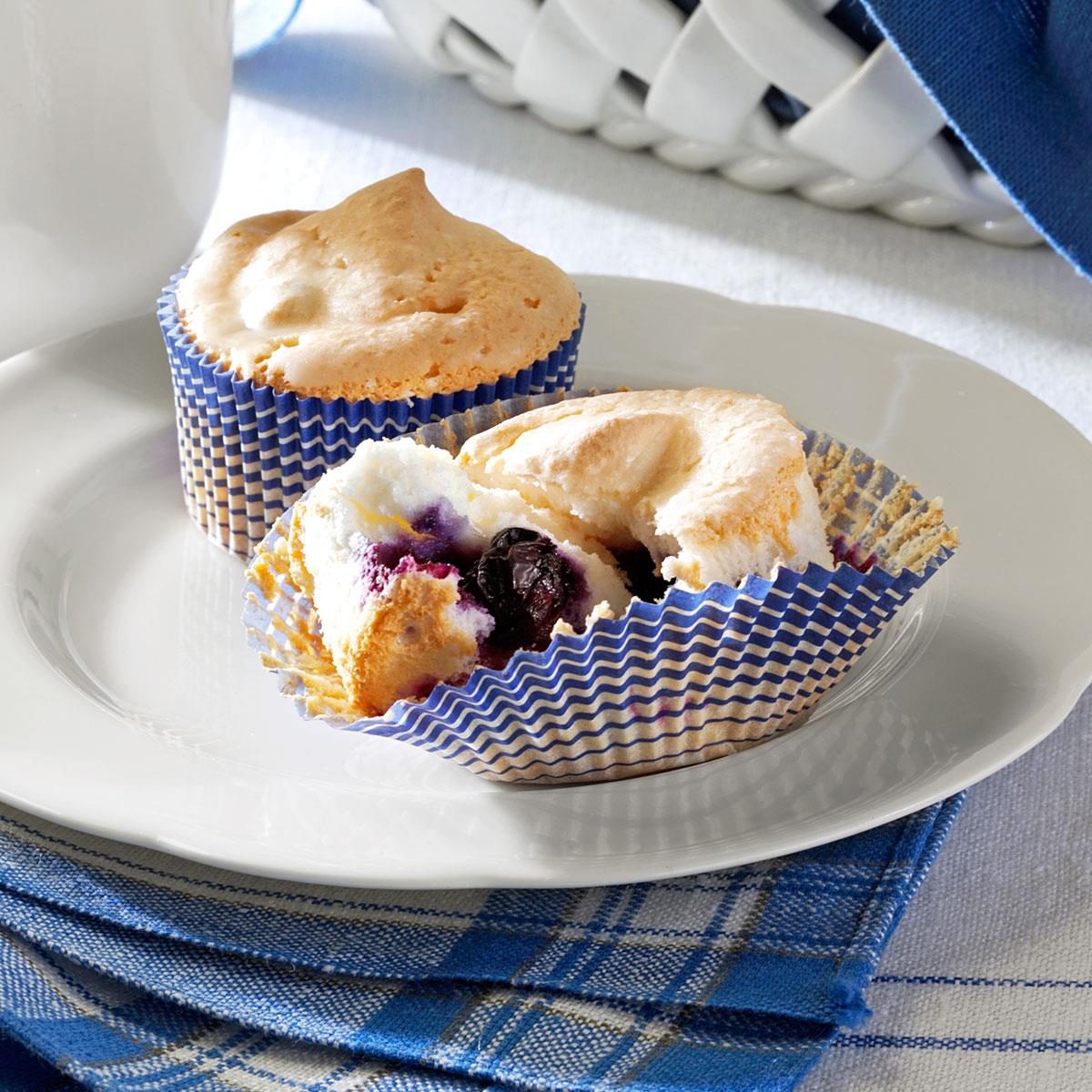 11 Eggs: Blueberry Angel Cupcakes