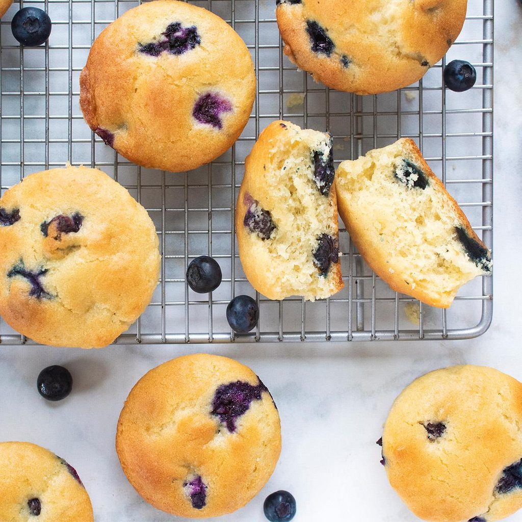 Blueberry Cream Muffins