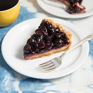 Blueberry Cream Pie