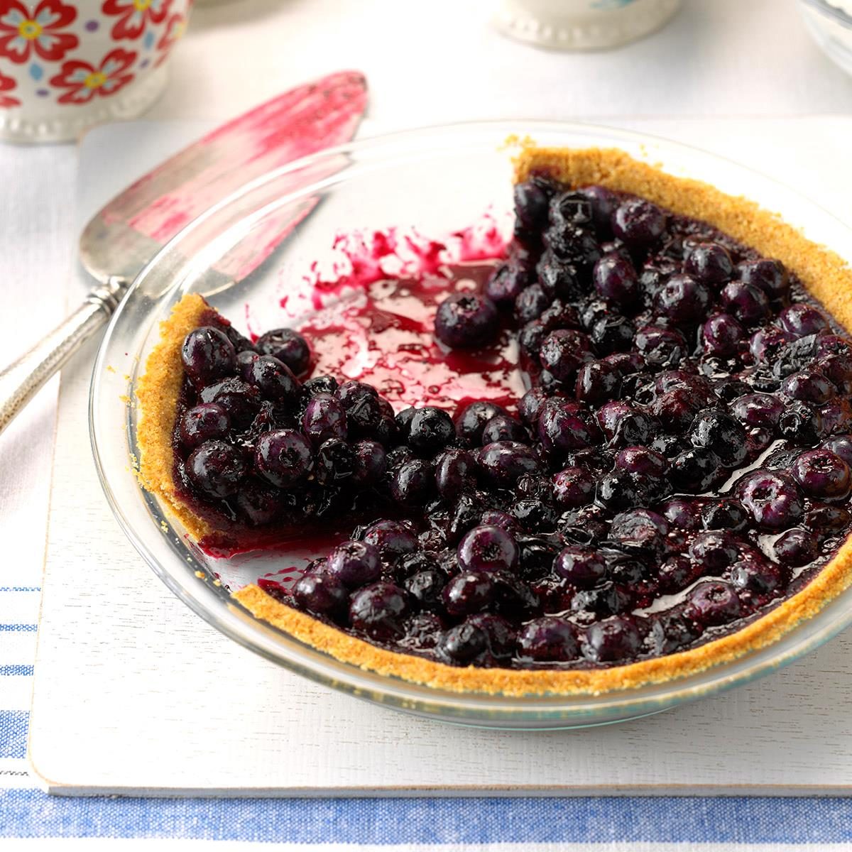 Blueberry Pie with Graham Cracker Crust