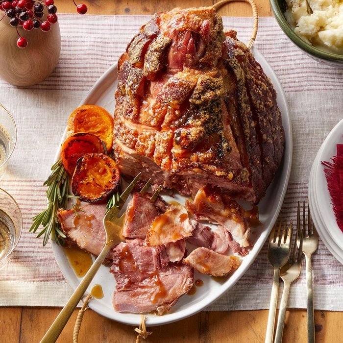 Bourbon-Glazed Ham