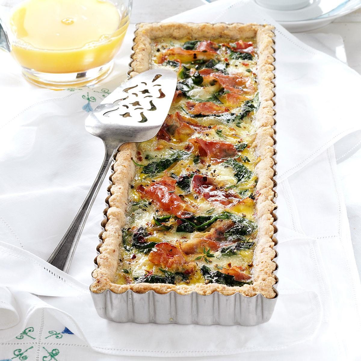 Brie and Prosciutto Tart