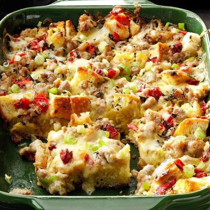 Brie and Sausage Brunch Bake