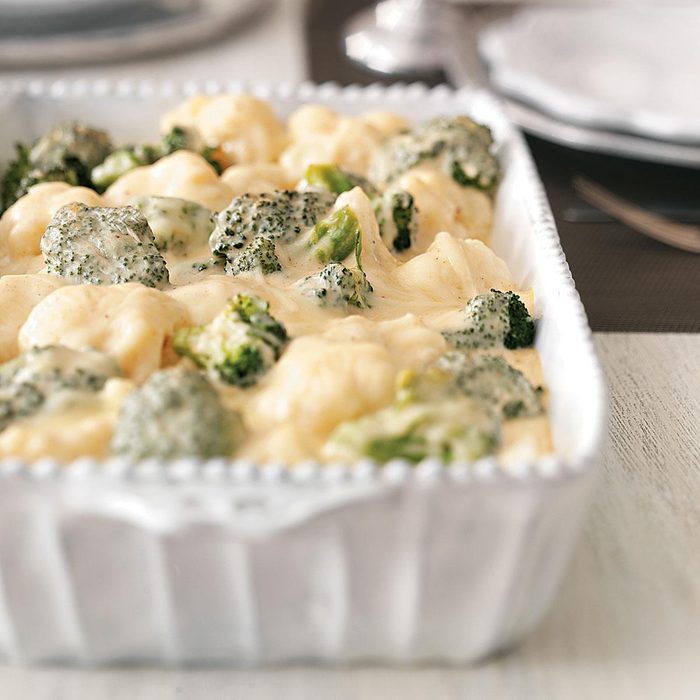 Broccoli-Cauliflower Cheese Bake