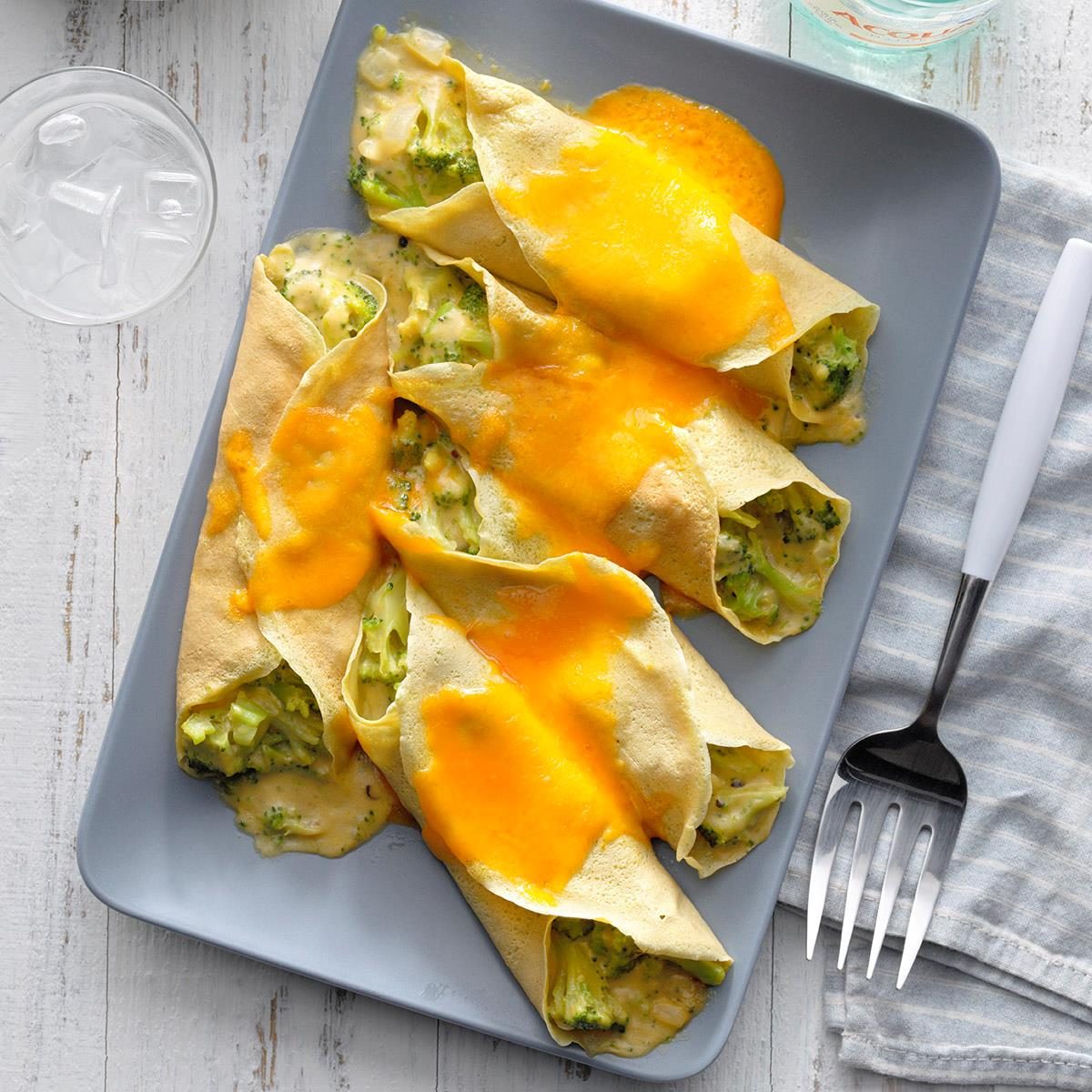 Broccoli Cheese Crepes