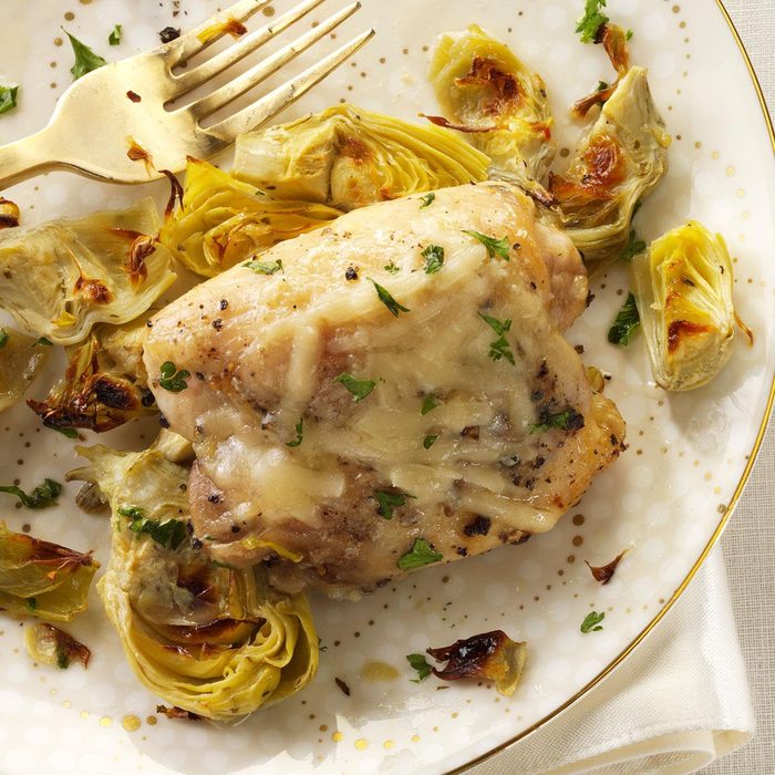 Broiled Chicken Artichokes Exps162382 Th133086a08 01 4bc Rms 22