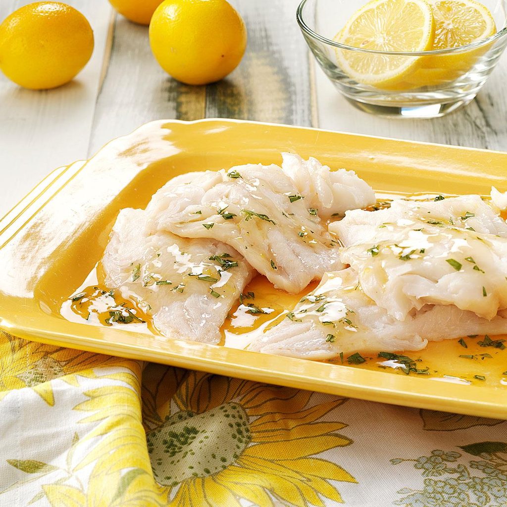 Broiled Fish with Tarragon Sauce