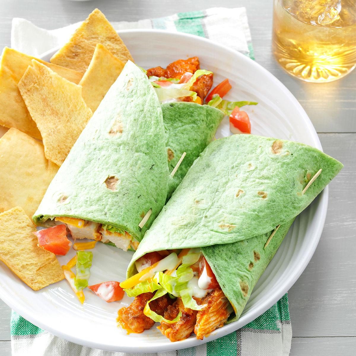 Buffalo Chicken Wraps Recipe: How to Make It | Taste of Home