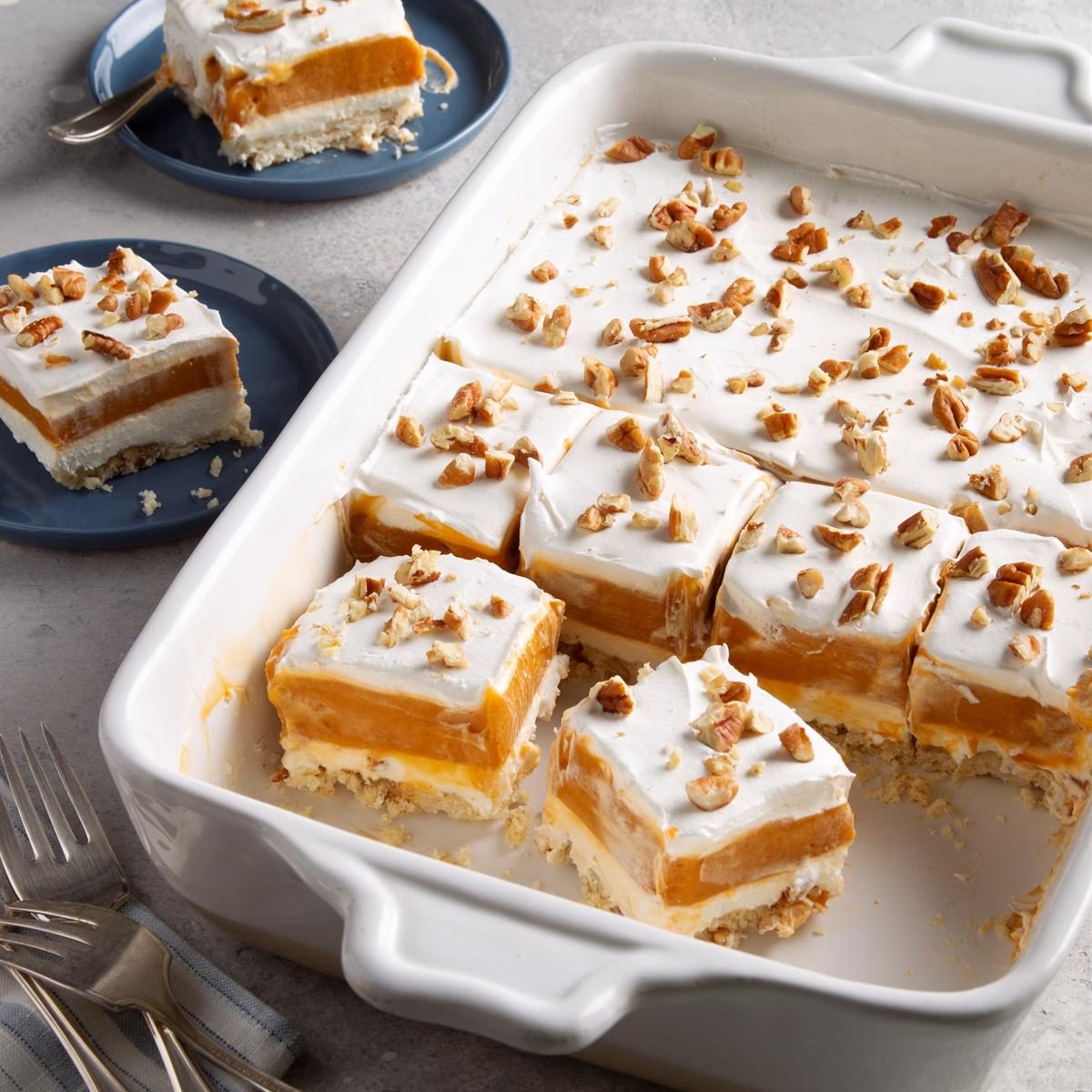 Butterscotch Pecan Dessert Recipe: How to Make It | Taste of Home