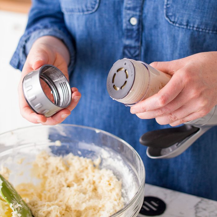 Cookie Press in Someone's Hand