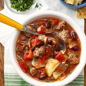 Cabbage and Beef Soup