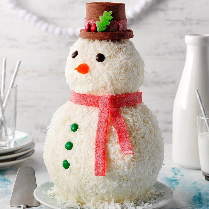 Cake Snowman