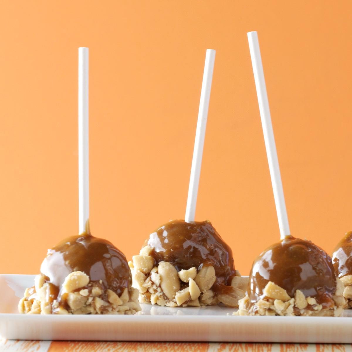 Caramel Apple Cake Pops