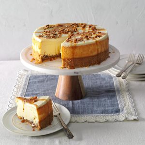 Caramel Pecan Cheesecake