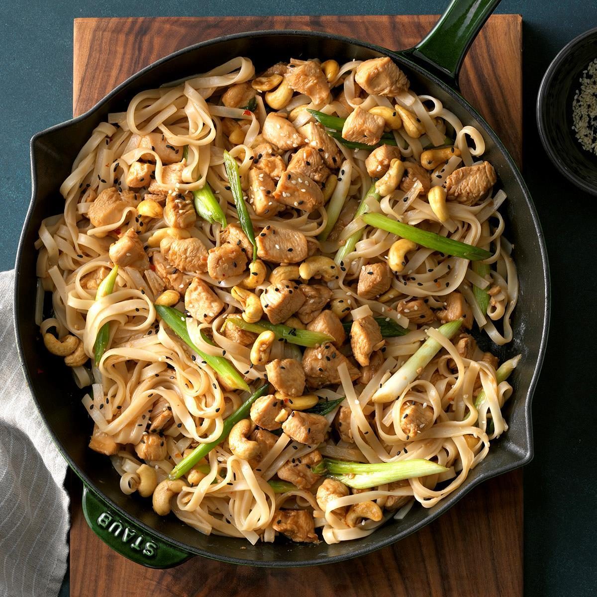 Cashew Chicken with Noodles