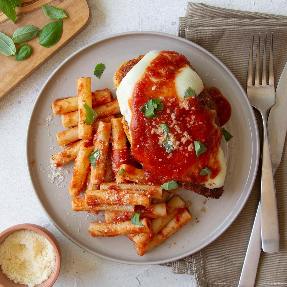 Inspired by: Olive Garden's Chicken Parmigiana