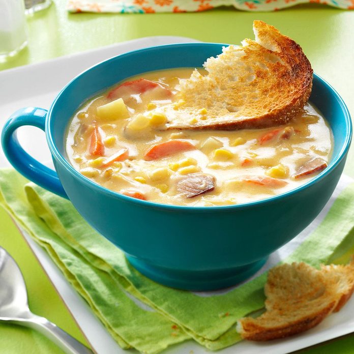 Cheesy Corn Chowder Recipe: How to Make It | Taste of Home