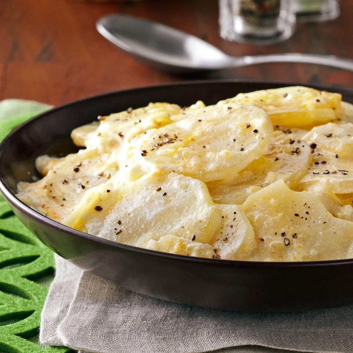 Cheesy Sliced Potatoes