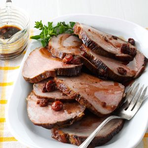 Cherry Balsamic Pork Loin