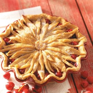 Cherry-Berry Streusel Pie