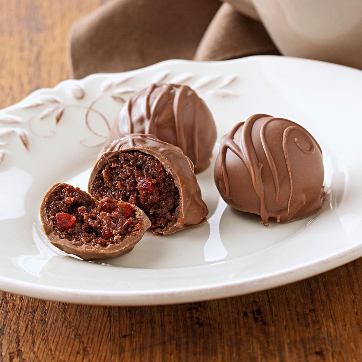 Cherry Cordial Cake Balls