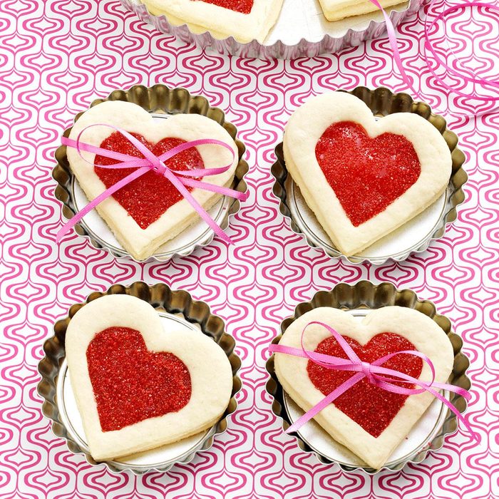 Cherry-Filled Heart Cookies