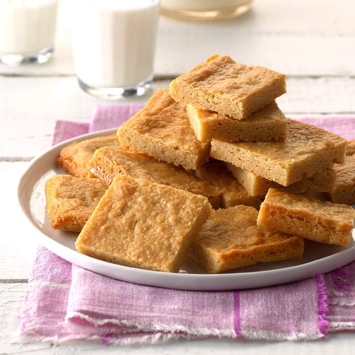 Chewy Peanut Butter Pan Squares