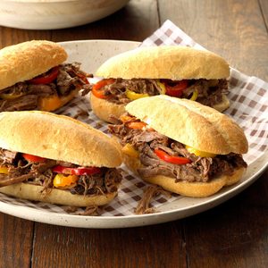 Chicago-Style Beef Rolls