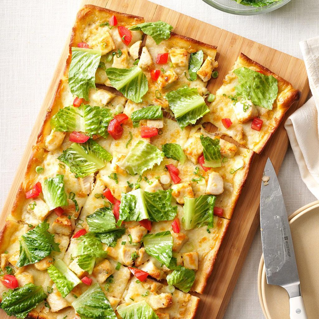 Chicken Caesar Pizza