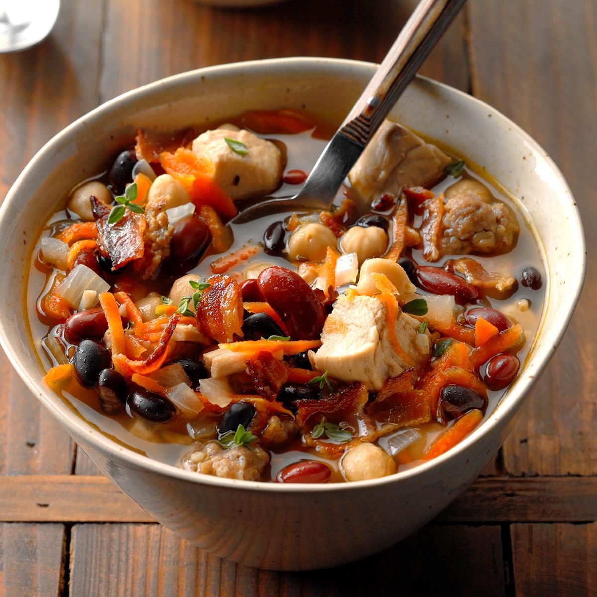 Chicken Cassoulet Soup