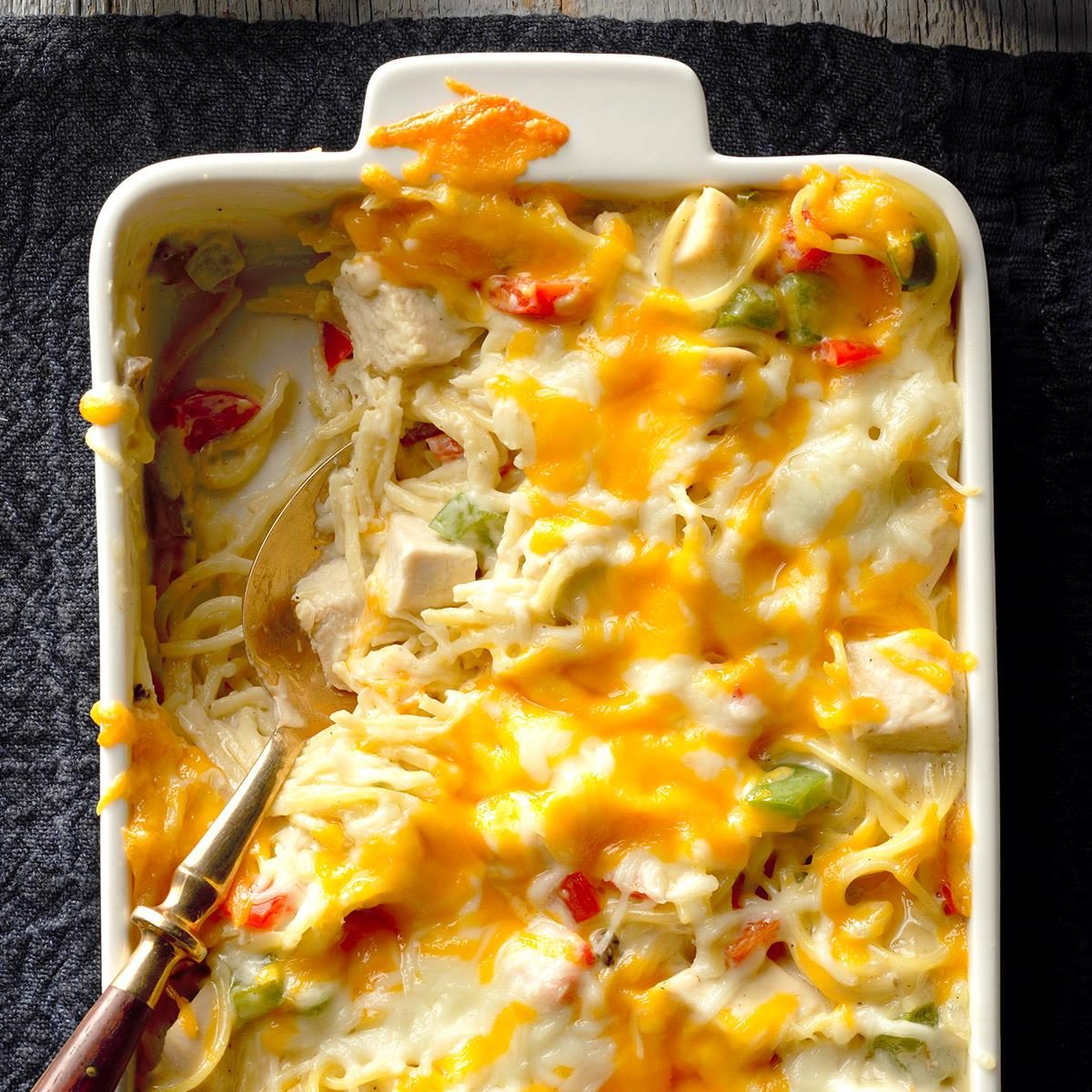 Day 23: Chicken & Cheese Noodle Bake