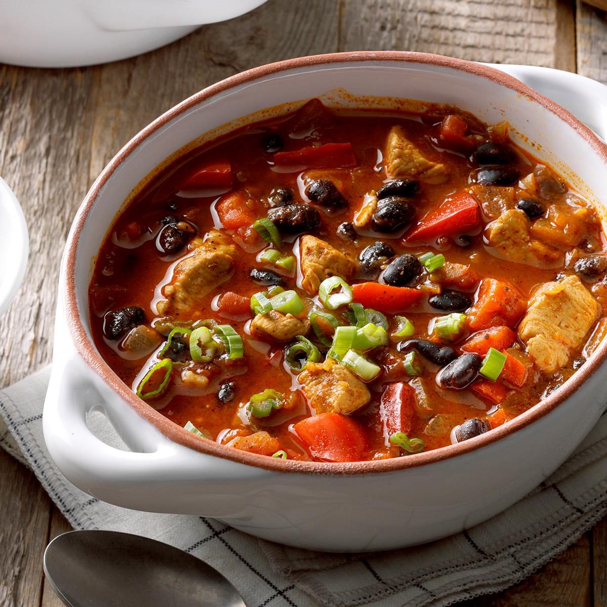 Chicken Chili with Black Beans Recipe | Taste of Home