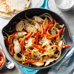 Chicken Fajitas for Two