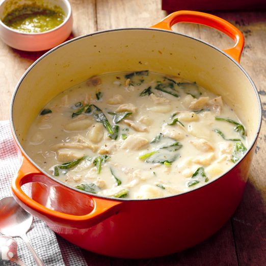 Chicken Gnocchi Pesto Soup Recipe: How to Make It